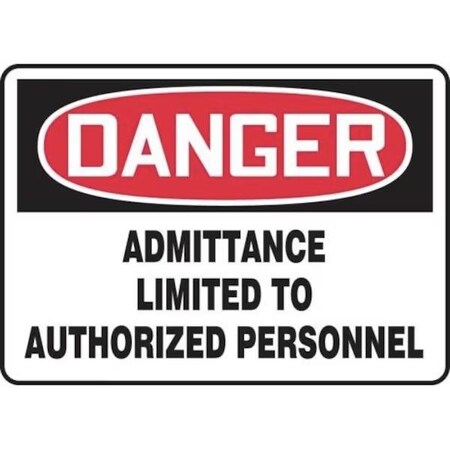Accuform Danger Sign, MADM010XV MADM010XV